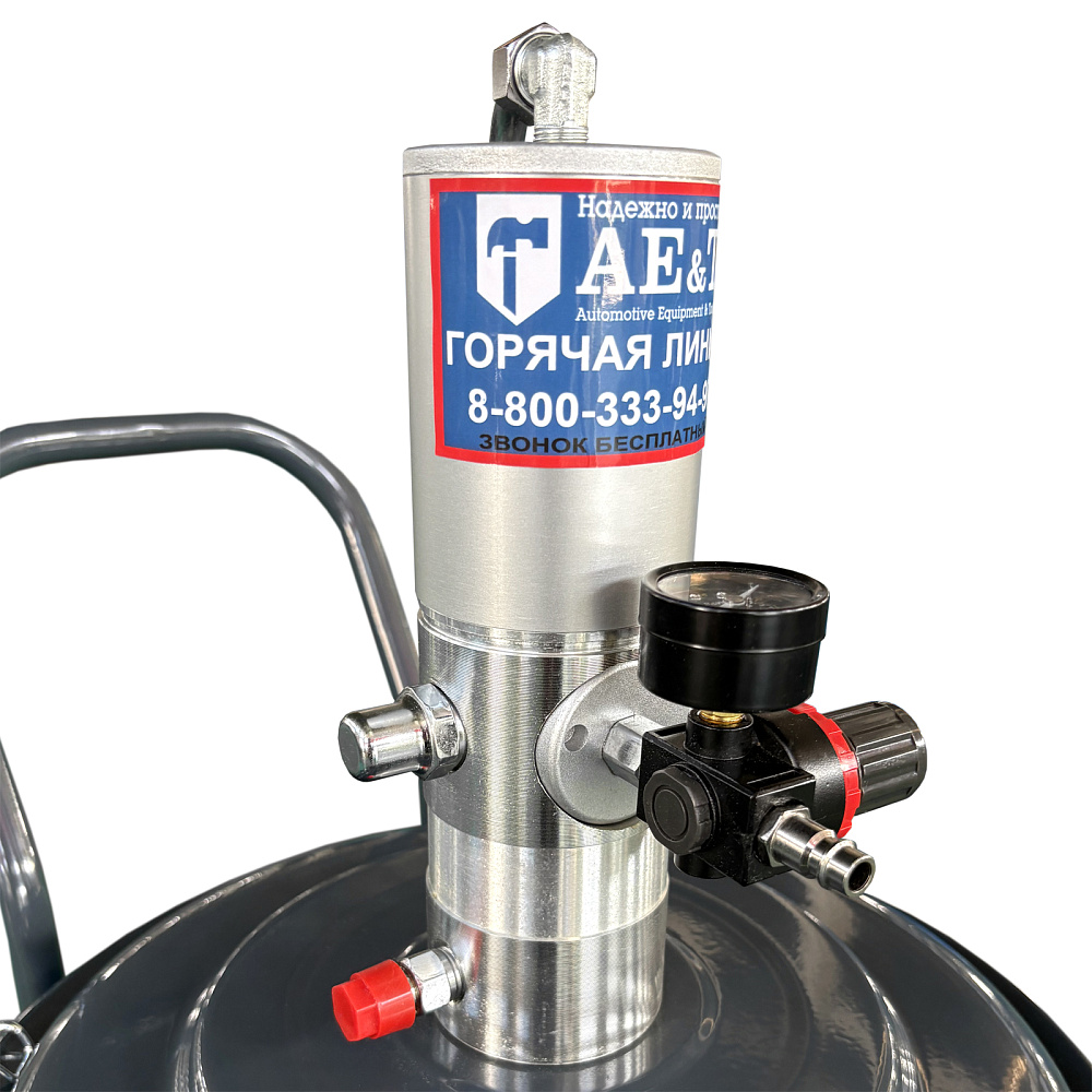 Солидолонагнетатель пневматический 60л HG-68260 AE&T